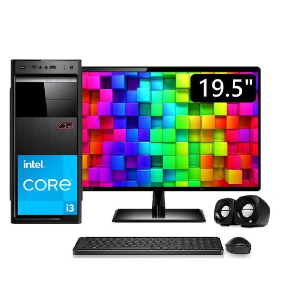 Computador Completo Intel Core i3 6GB HD 500GB Wifi Monitor 19.5" LED HDMI CorPC Menor preço em Computador Completo Intel Core i3 6GB HD 500GB Wifi Monitor 19.5" LED HDMI CorPC