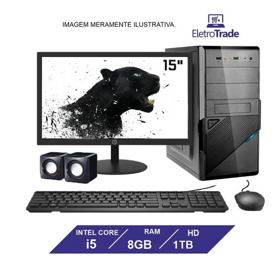 Computador Completo Intel Core i5 8GB HD 1Tb Com Kit Monitor 17" Flex Computer é boa?