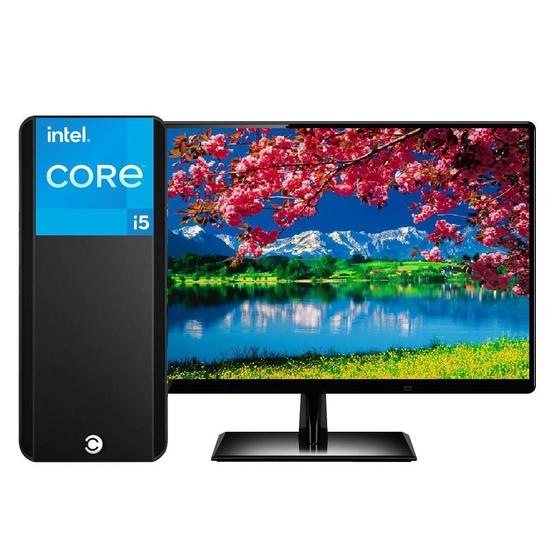 Imagem de Computador Completo Intel Core i5 8GB HD 500GB Monitor 19.5" LED HDMI CorPC