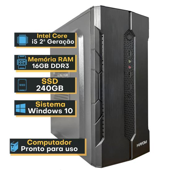 Imagem de Computador Core I5 2400 16Gb Ram Ssd 240Gb