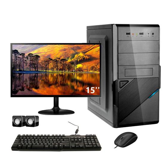 Imagem de Computador Corporate I7 8gb Hd 1tb Dvdrw Kit Multimídia Monitor 15 Gt 210