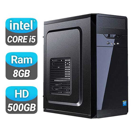 Computador Cpu Desktop Intel Core i5 8GB HD 500GB Hdmi Windows 10 Menor preço em Computador Cpu Desktop Intel Core i5 8GB HD 500GB Hdmi Windows 10