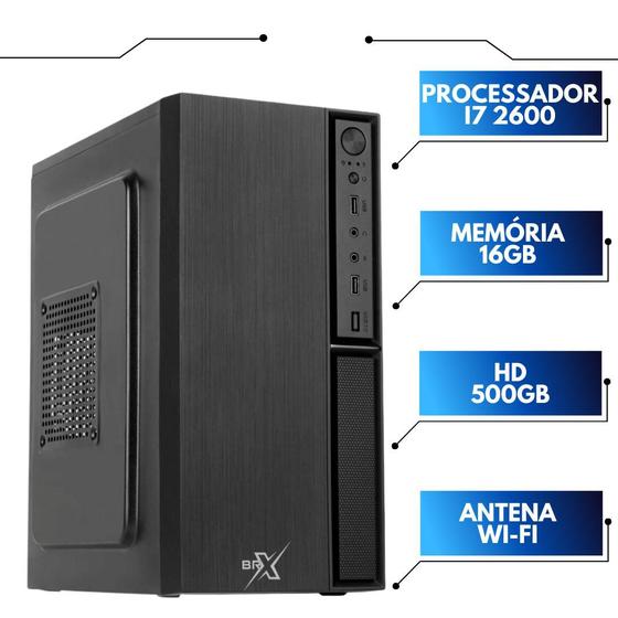 Imagem de Computador Cpu Pc Core I7 2ºgeração Ddr3 16gb Hd 500gb Wi-fi