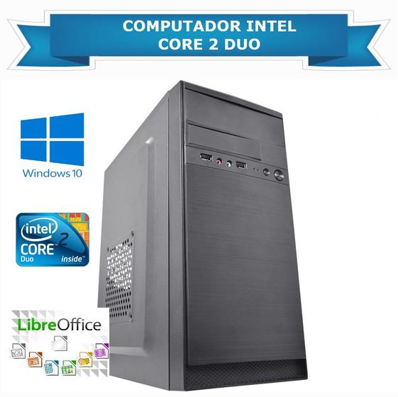 Imagem de Computador CPU PC Intel Core 2 Duo - Memória 4 GB