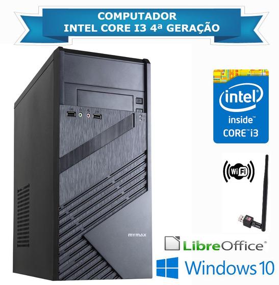 Imagem de Computador CPU PC Intel Core i3 4ª Geração - Memória 8 GB