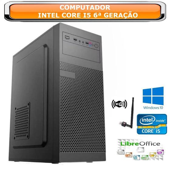 Imagem de Computador CPU PC Intel Core i5 6ª Geração - Memória 8 GB