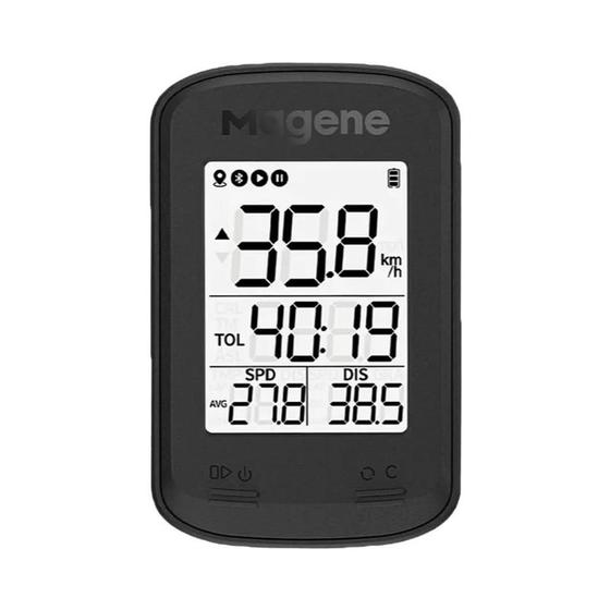 Imagem de Computador de Bicicleta GPS Sem Fio Magene C206 Pro - À Prova D'Água com Bluetooth e ANT+