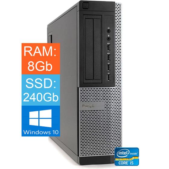 Imagem de Computador Dell Optiplex Core i5 3ª Geração 8gb SSd 240Gb