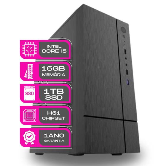Computador Desktop Core i5 3.40ghz 16gb ddr3 1tb ssd sata - PC Master Menor preço em Computador Desktop Core i5 3.40ghz 16gb ddr3 1tb ssd sata - PC Master
