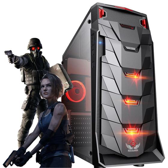 Computador Desktop Gamer AMD A10 3,8Ghz 16GB SSD 480GB HD 2GB - Redseek Imagem de Computador Desktop Gamer AMD A10 3,8Ghz 16GB SSD 480GB HD 2GB