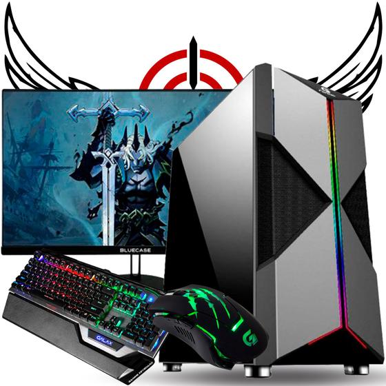 Computador Desktop Gamer Barato Completo Cpu i5 turbo 3,20Ghz 8gb ram ssd 120gb placa de vídeo 4gb Menor preço em Computador Desktop Gamer Barato Completo Cpu i5 turbo 3,20Ghz 8gb ram ssd 120gb placa de vídeo 4gb