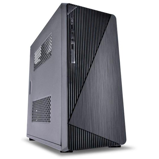 Imagem de Computador Desktop, Intel Core I3, 8GB RAM, SSD 240GB, Conexões USB/VGA/HDMI/LAN/SOM