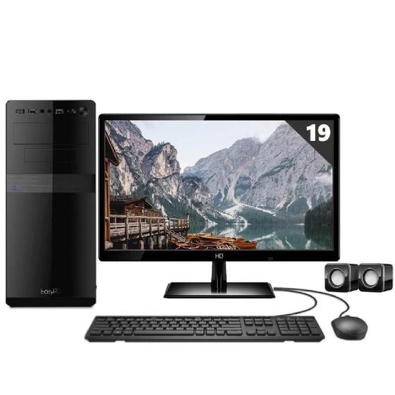 Imagem de Computador EasyPC Standard Intel Core i5 8GB DDR3 HD 3TB HDMI Áudio 5.1 Monitor LED 19 HDMI Widescreen