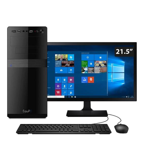 Imagem de Computador EasyPC Standard+ Intel Core i5 8GB HD 500GB Monitor 21.5 Windows 10 