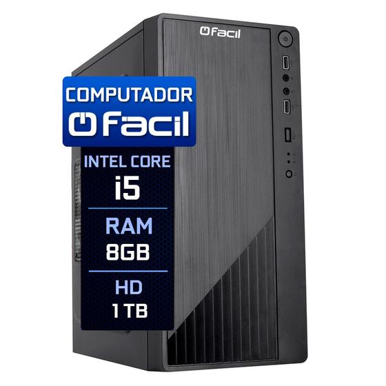 Menor preço em Computador Fácil Intel Core i5 8GB HD 1TB