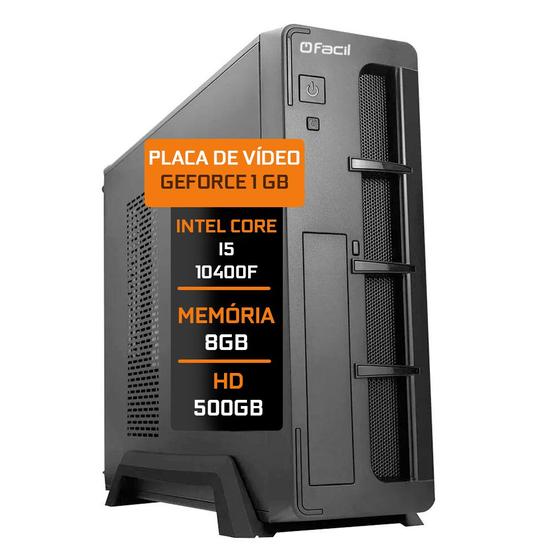 Imagem de Computador Fácil Slim Premium Intel Core i5 10400F (Décima Geração) 8GB DDR4 HD 500GB