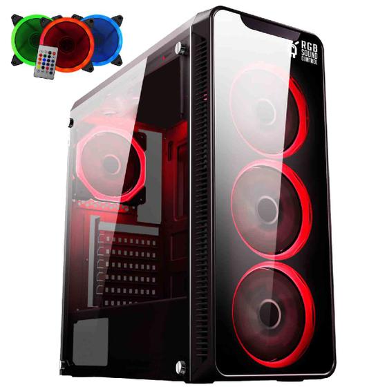 Imagem de Computador Gamer FirstBlood AMD A10 9700 4-Core 3.8Ghz (Radeon R7) 8GB DDR4 1TB HDMI Áudio HD 7.1 EasyPC