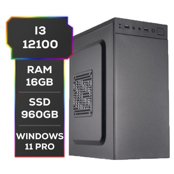 Imagem de Computador i3 12100 - 16GB - 960GB - Windows 11 PRO