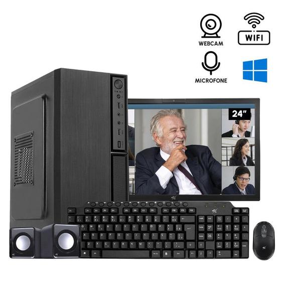 Imagem de Computador I5 6500 16gb SSD 1Tb Win10 Wi Fi Moni 24 C/Webcam