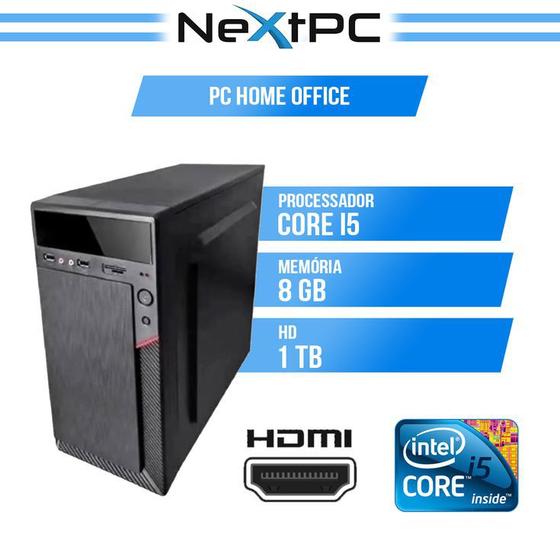 Imagem de Computador i5 8 gb hd 1 tb Desktop NextPC