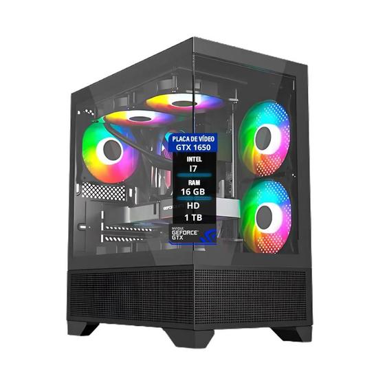 Imagem de Computador I7 Gtx 1650 Memória 16Gb Hd 1Tb Ssd 120Gb