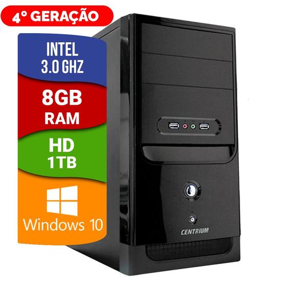 Imagem de Computador Intel 3.0 8Gb Hd 1Tb  Desktop