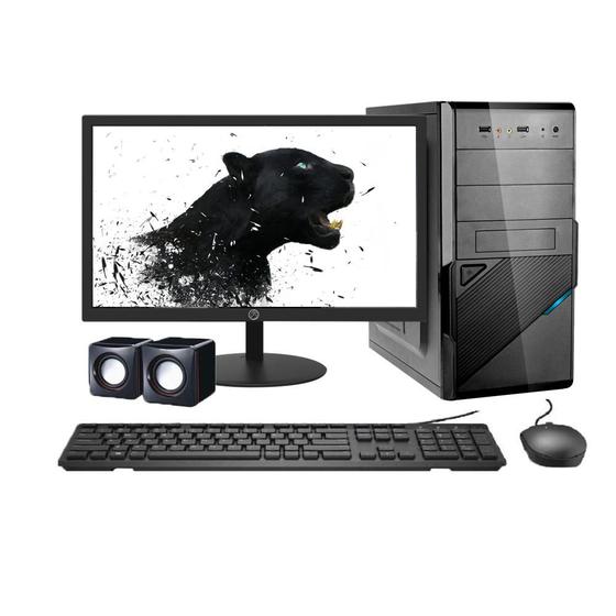 Computador Intel Core i5 8GB SSD 480GB Monitor 19 C/Kit + Pacote Office Menor preço em Computador Intel Core i5 8GB SSD 480GB Monitor 19 C/Kit + Pacote Office