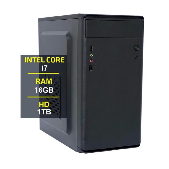 Imagem de Computador Intel Core I7 Memoria Ram 16GB HD 1TB  Windows 10