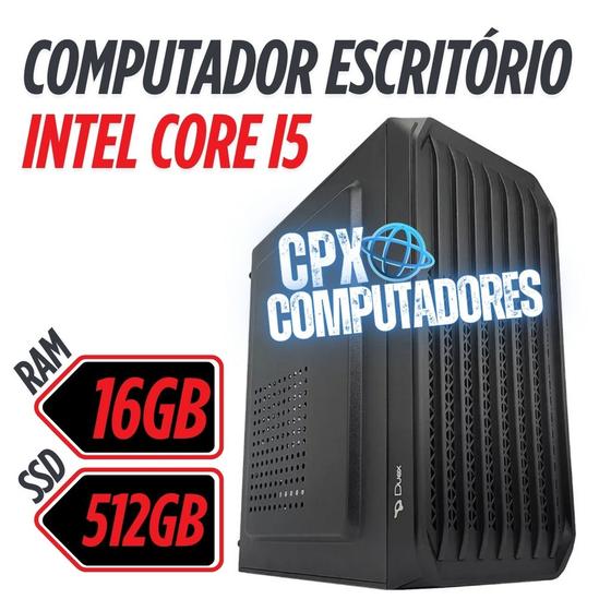 Imagem de Computador Intel i5, 16GB RAM, SSD512GB, W11 Pro.