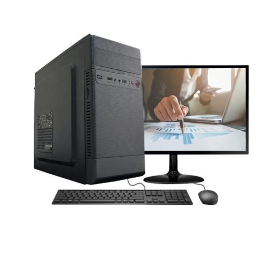 Menor preço em Computador Pc Cpu Completo Intel Core I5 16gb Ssd 240 Gb Hd 1 Tb Dvd Monitor 19" Windows 10