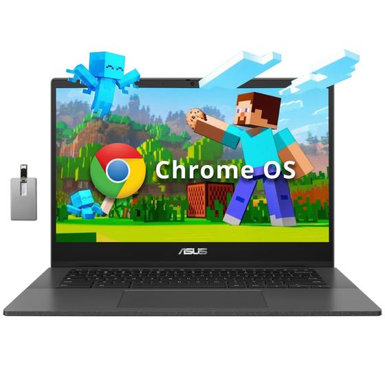 Imagem de Computador portátil ASUS Chromebook CM1402 14 FHD antirreflexo de 4 GB/64 GB