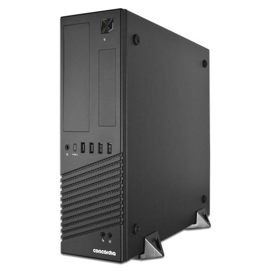 Imagem de Computador SFF Concórdia Processador Core i3 10100 8GB DDR4 SSD 240GB FreeDos