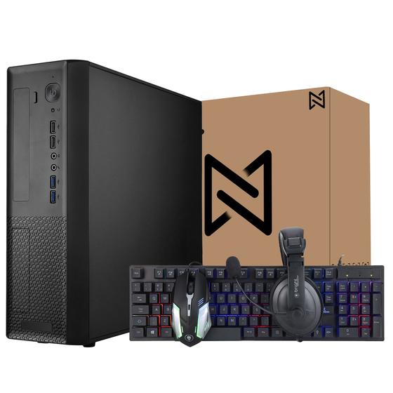 Imagem de Computador SFF Slim Ark Intel Core i7 2600 16GB SSD 480GB Windows 10 Pro Combo Gamer Headset + Teclado + Mouse Gamer