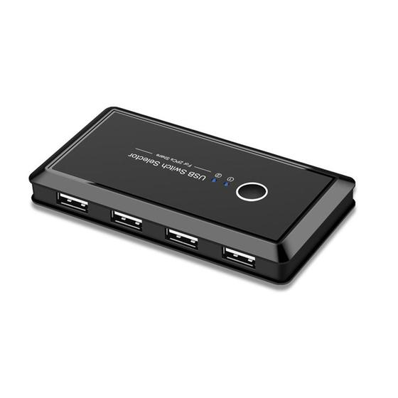 Imagem de Comutador USB KVM de 2 portas Comutador USB 3.0 2.0 para 4 dispositivos