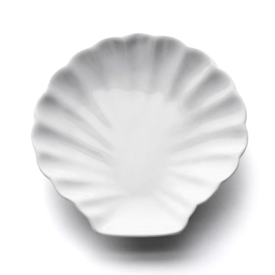 Imagem de Concha Casquinha de Siri Multiuso de Porcelana 9,5x1,3cm