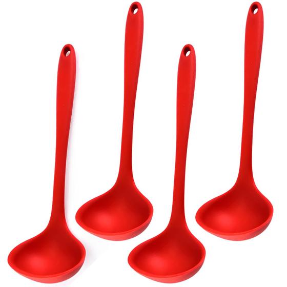 Imagem de Concha de Silicone Vermelha Grande  04 Un