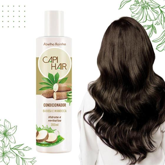 Imagem de Cond. CAPI HAIR Babosa/Mandioca 200ml - Hidratação Revital.