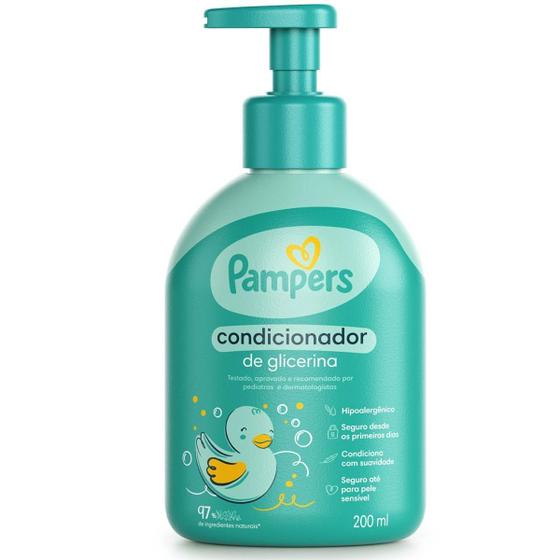 Imagem de Cond. Glicerina Bebê Hipoalergênico 200ml - Pampers