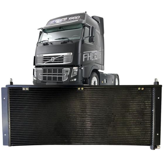 Imagem de Condensador Ar Cond Caminhão Volvo Nh Fh 1998-2007 Adaptação