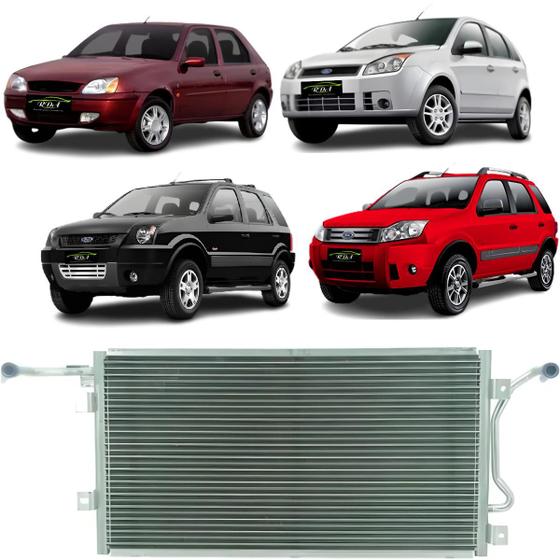 Imagem de Condensador Ford Ecosport/ Fiesta Rocam 1.0 1.6 Ano 2004 A 2011 Com Ar