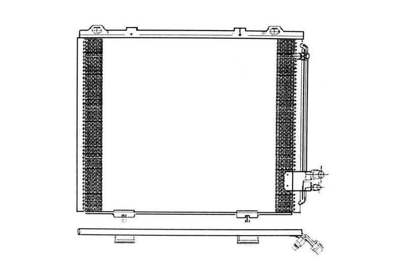 Imagem de Condensador mercedes classe e 2.0 2. 3.2 4. 5.5 1995 a 2005