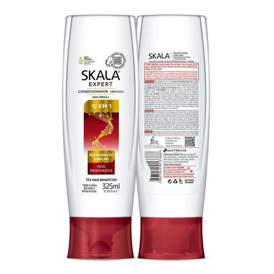 Imagem de Condicionador 12 em 1 Argan Abacate Reconstrução 325ml Skala