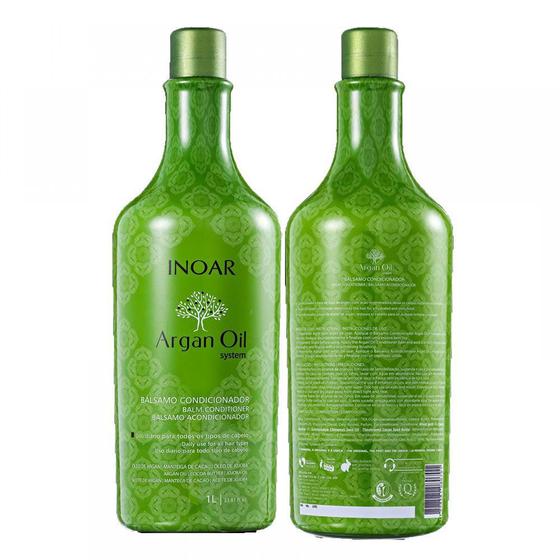 Condicionador Argan Oil System 1000ml Inoar Menor preço em Condicionador Argan Oil System 1000ml Inoar