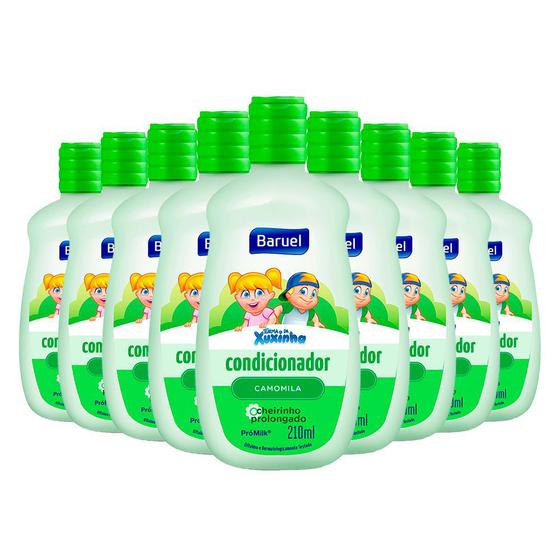 Imagem de Condicionador Baruel Turma da Xuxinha Camomila com ProMilk 210ml (Kit com 9)