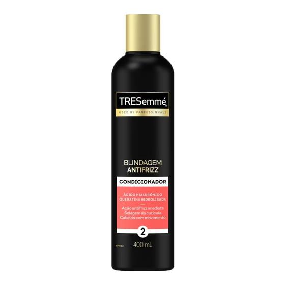 Imagem de Condicionador Blindagem Antifrizz Tresemmé Ácido Hialurônico Queratina Hidrolisada 400ml