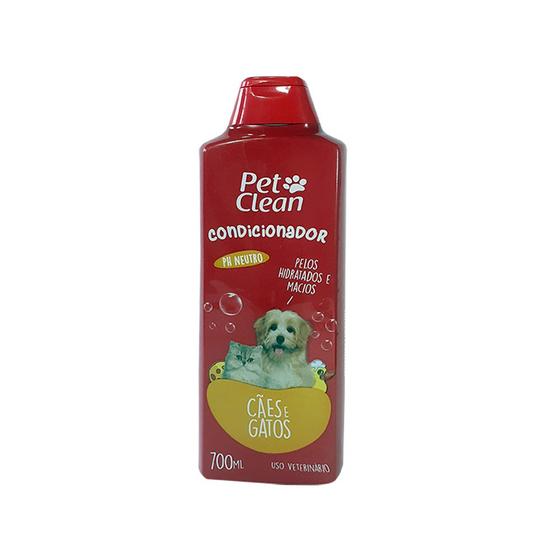 Imagem de Condicionador Cães E Gatos Ph Neutro Pelos Hidratados 700ml Pet Clean