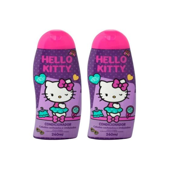 Imagem de Condicionador Cia Da Natureza Hello Kitty Cachos 260Ml - 2Un