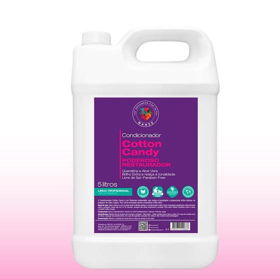 Imagem de Condicionador Cotton Candy Pet Vegano Profissional 5L