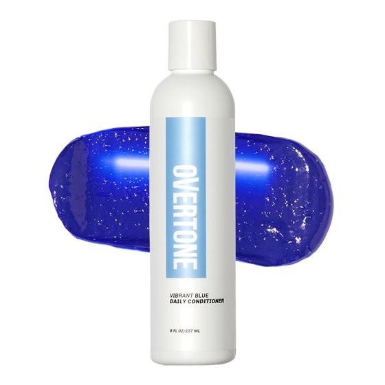 Imagem de Condicionador de cabelo Overtone Daily 240ml Azul semipermanente