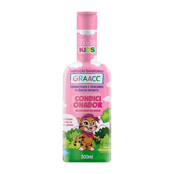 Imagem de Condicionador Desembaraçante Kids Graacc Rosa 300ml - Muriel